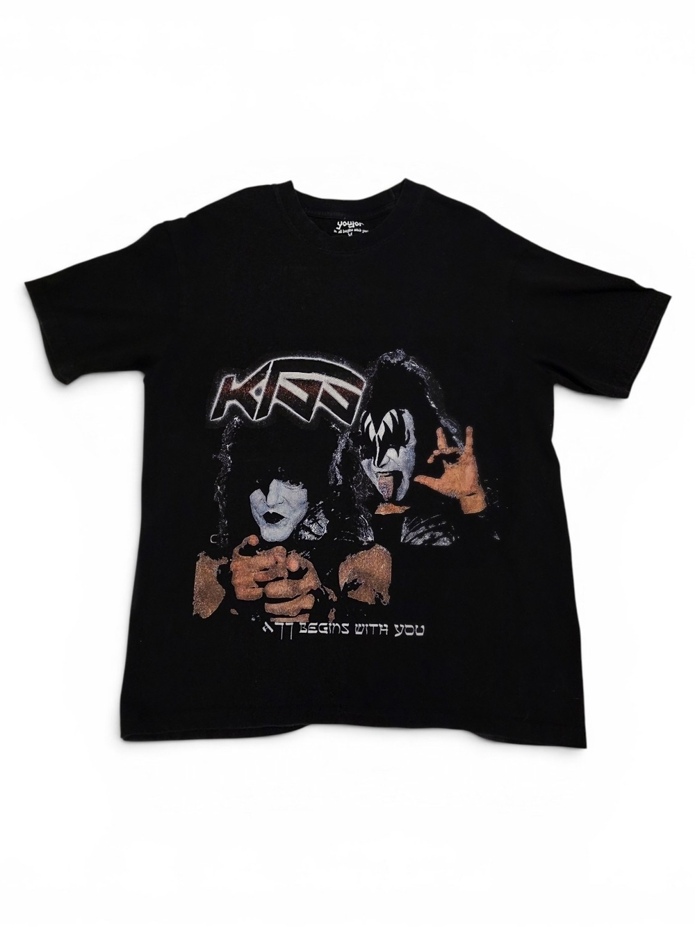 Youjor Kiss Gene Simmons Paul Stanley Graphic T-Shirt